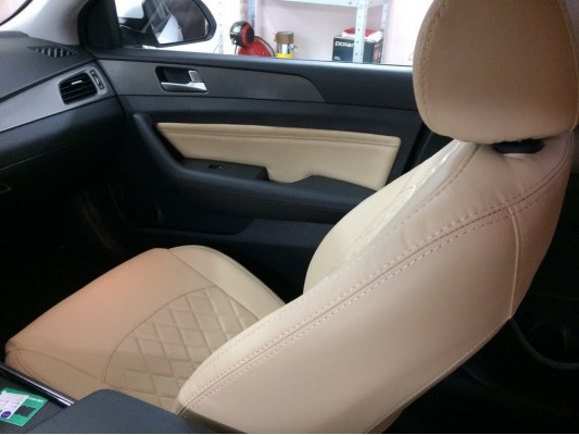 Авточехлы на Hyundai Sonata 7