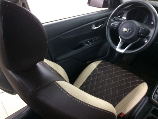 Авточехлы на Kia Rio 4 X-Line