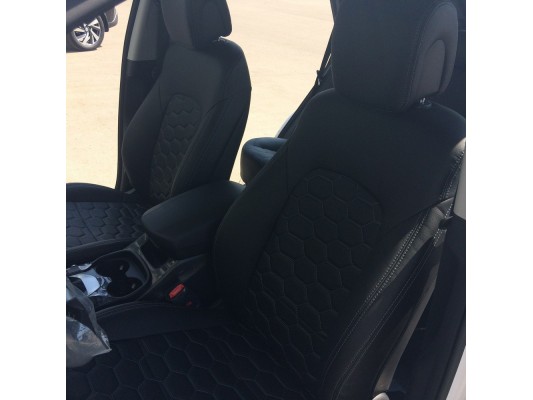 Каркасные авточехлы на Hyundai Santa Fe 3