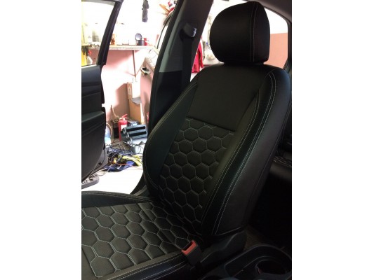 Каркасные авточехлы на Hyundai Solaris 2