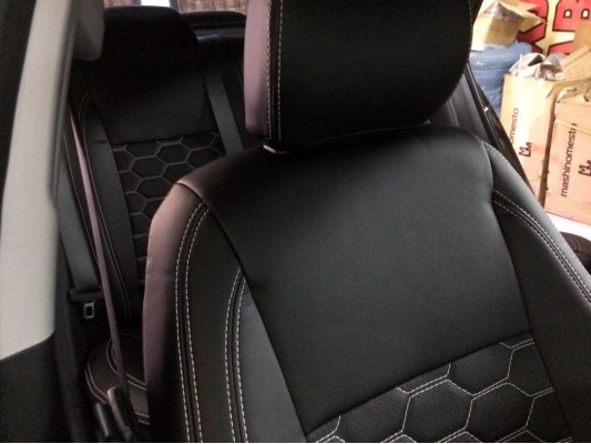 Каркасные авточехлы на Hyundai Solaris 2