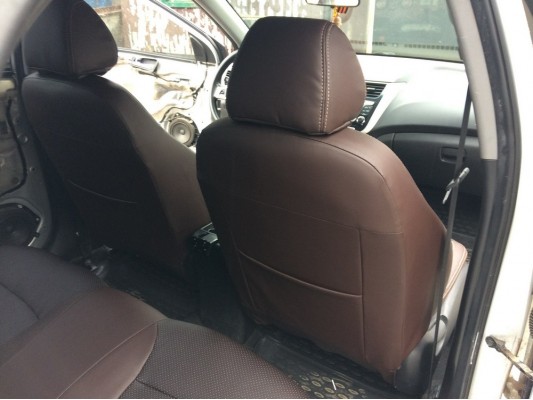 Каркасные авточехлы на Hyundai Solaris